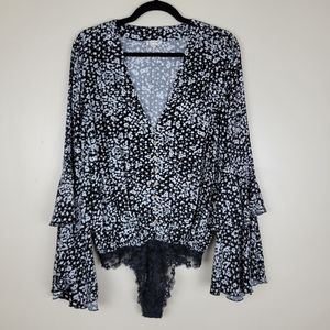 Intimately Free People Ditsy Floral Bodysuit